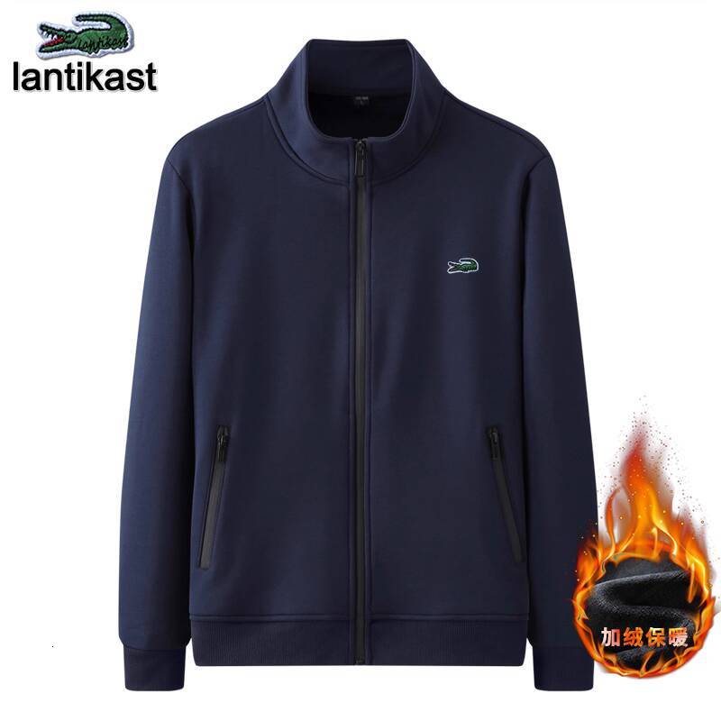 Hooded Jacket Sports Suit, Designer Style High-quality Crocodile Pattern Plus Size Men's Top Autumn And Winter Sportswear Long Sleeved Twopiece S