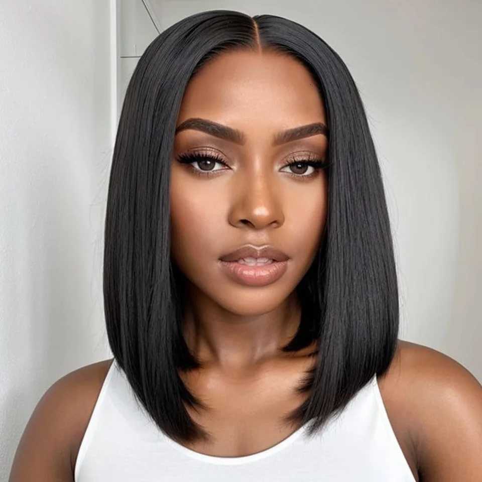 Bob Wig Human Hair 13x4 Frontal Lace Wigs for black Women HD Bob Lace Front Wigs Human Hair Glueless Wigs Pre Plucked Wig F250923