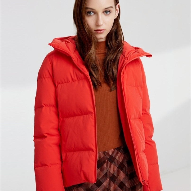 Women's Hooded Thickened Down Jacket Hooded Winter Fashion Warm Jacket B90141510DS 201019