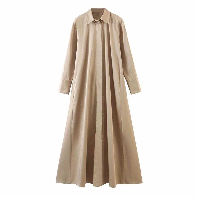 Women Dress Shirt-style Long Sleeves Plus Size Oversize Long Dress elegant Femme Robe Ropa Mujer Vestidos 210709