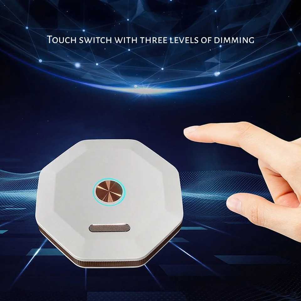 Creative 3D Foldable Origami LED Night Light 360 Rotating Mood Lamp for Bedroom USB Powered Touch Sensor Desk Lamp Gift C251115