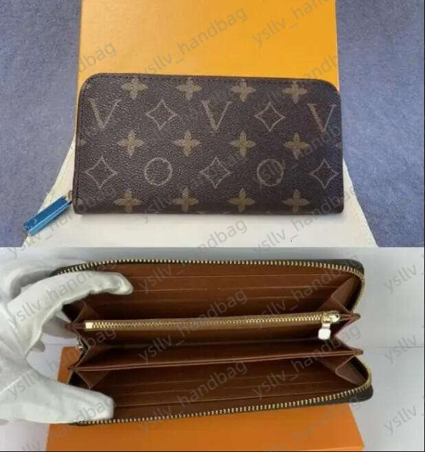 designer Zipper leather Wallets Pocket wallets long single zipper Classic Letters coin purse card holder plaid s mens designers women wallet 10A