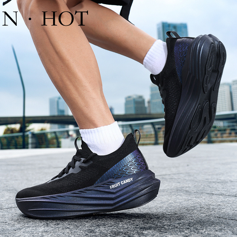 NHOT Designer Luxury Light Running Series High Quality Carbon Plate Sports Shoes For Men And Women Fashion Breathable Mesh Running Shoes Versatile Cas
