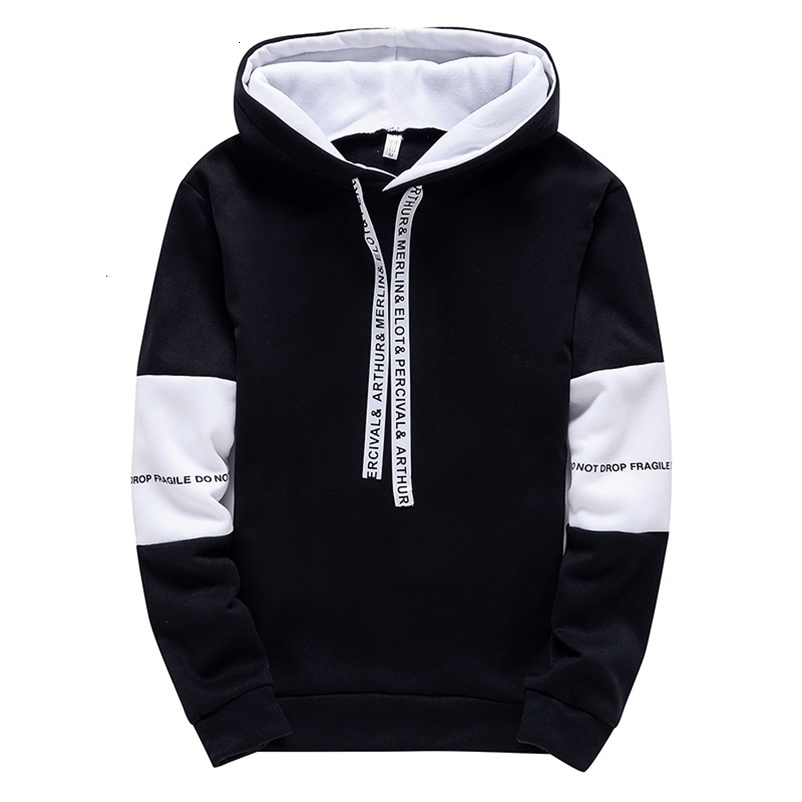 Men's Hoodies Sweatshirts Men's Hoodies Long Sleeve Casual Printing with Letter Sweatshirt Spring Hip Hop Pullover Sports Top Male Hooded Sw