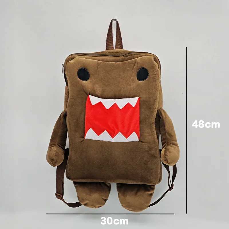 TreasuringU Domo Kun Plush Backpack Brown Stuffed Bag for Women Men Kids Cute Small Shoulder Messenger Bag Z250924