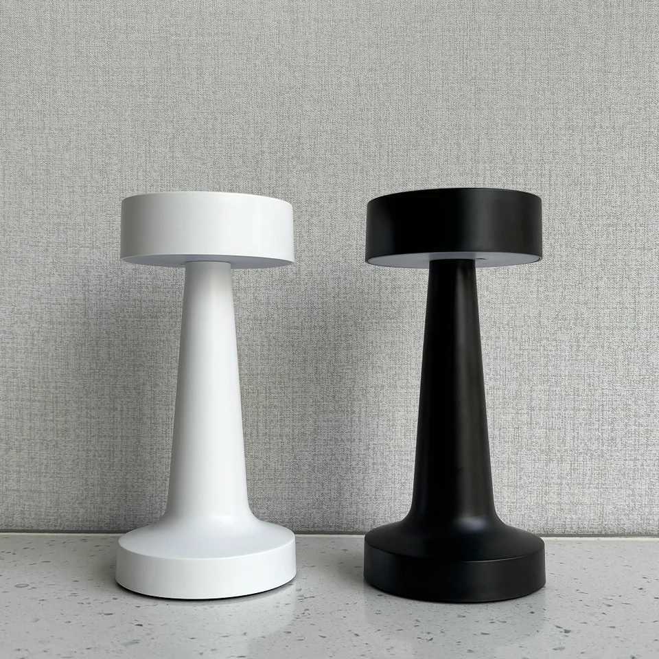 USB Rechargeable Touch Desk Lamp Wireless Bedside Decorative LED Table Lamp Restaurant Coffee Bar Home Mood Lighting Night Light C251115