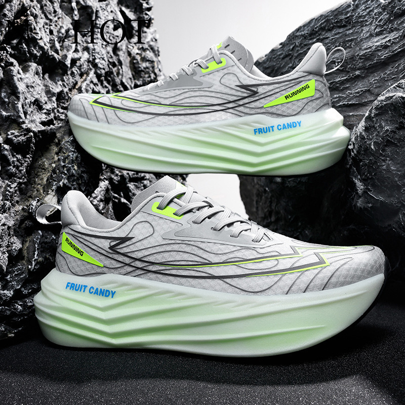 NHOT Designer Luxury Sports Shoes Fashion New Men's Breathable Single Mesh Thin Edition Youth Jelly Lightweight Running Shoes Outdoor Versatile C