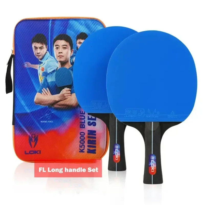 LOKI K5000 K3000 K1000 table tennis racket set 2pcs home entertainment table tennis racket blue rubber table tennis racket 241111