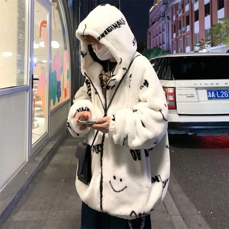 Women's Down Parkas Korean Autumn And Winter Lamb Down Cotton-padded Clothes Men Women Street Personality Loose Cotton-padded Jacket Couple Coat 