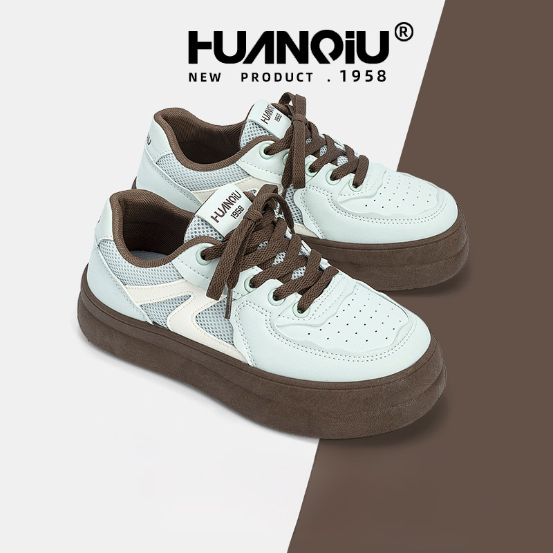HUAN QIU Free shipping Designer Casual Shoes Board shoes women thick soled women shoes casual women shoes