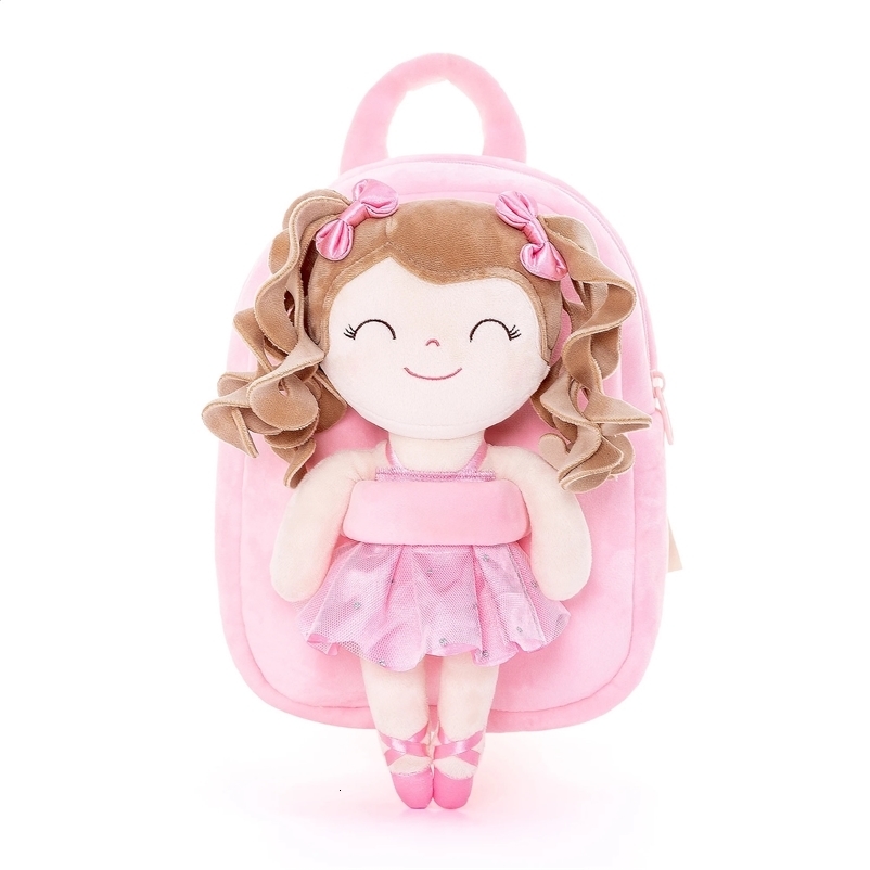 9-inch plush childrens backpack plush doll with light colored hair used for showering graduating babies 241210bj