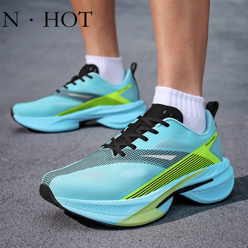 NHOT Designer Luxury Couple Trend Casual Sports Shoes Youth Fashion Popcorn Soft Sole Lightweight Running Shoes Breathable Anti Slip Outdoor Shoes Hik