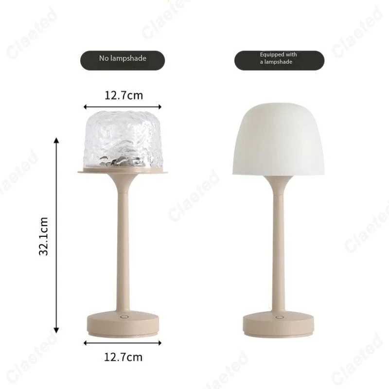 LED High Footed Water Ripple Atmosphere Desk Lamp Romantic Couple Gift Indoor Bedroom Projection Night Light C251115