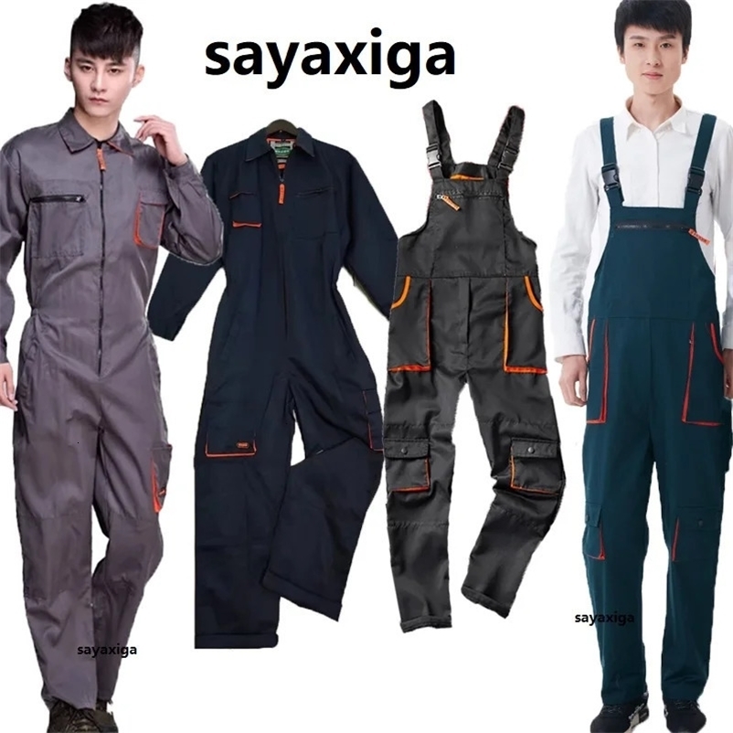 Work Overall Uniforms Men Women Working Coveralls Welding Suit Car Repair Workshop Mechanic Plus Size Clothes Warehouse Workwear 240704
