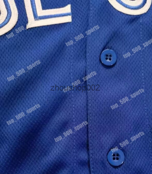 Custom 27 Vladimir Guerrero Jr Jersey 11 Bo Bichette Alejandro Kirk Alek Manoah George Springer Daniel Vogelbach Daulton Varsho Jerseys