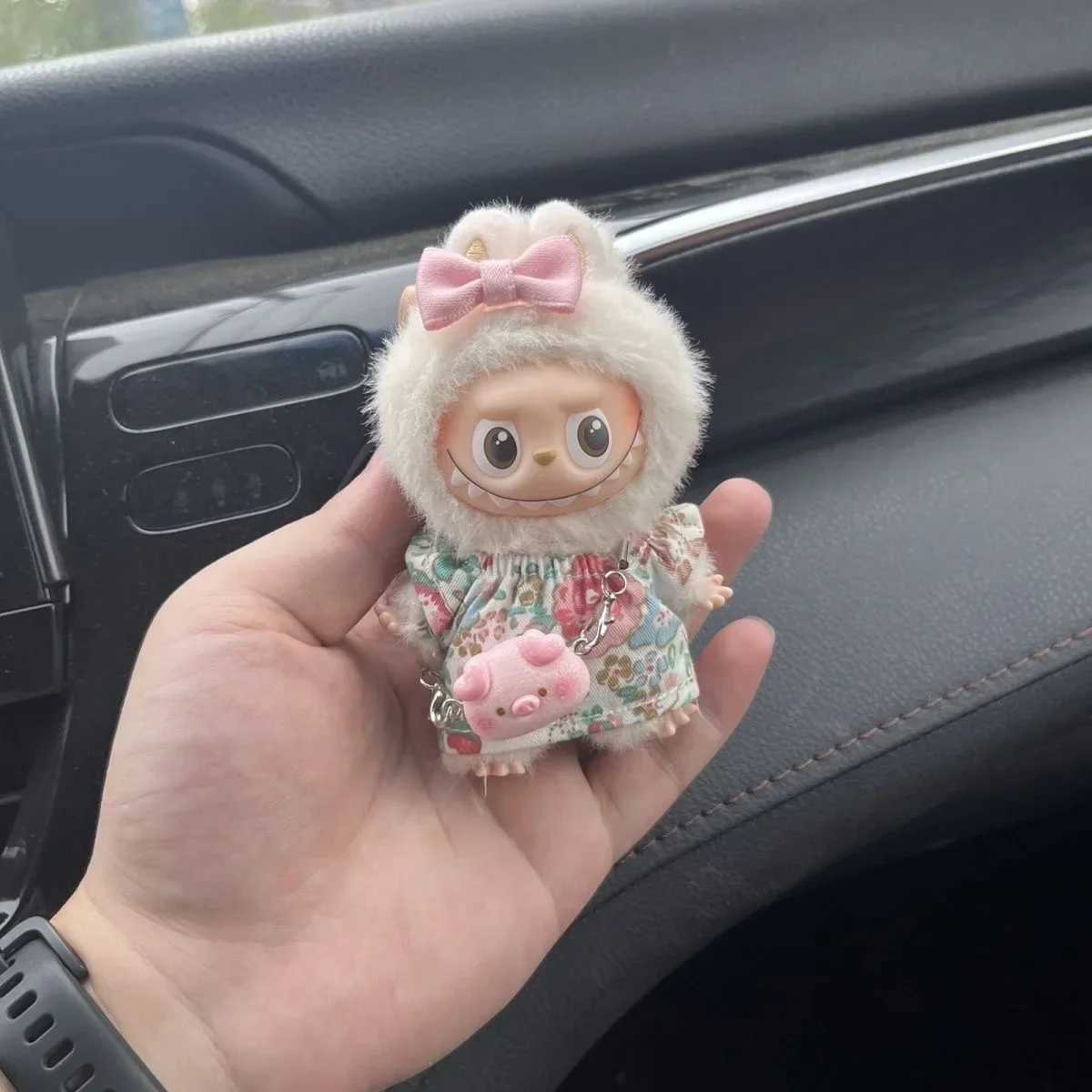 For Labubu 40 Cloth for Love Clothes 3pcs Floral Skirt Set Doll Clothes Outfit Accessories Labubu Clothing Fashion Gift C250924