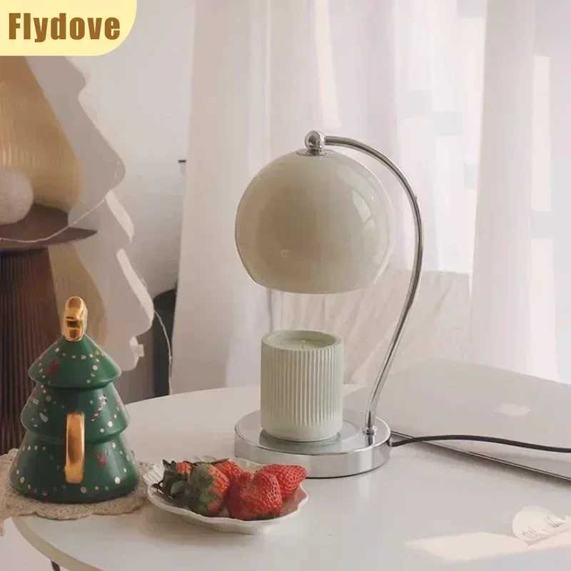 European Style Minimalist Aromatherapy Wax Melting Lamp Creative Homestay Bedroom Headboard Iron Art LED Ambient Night Light C251115