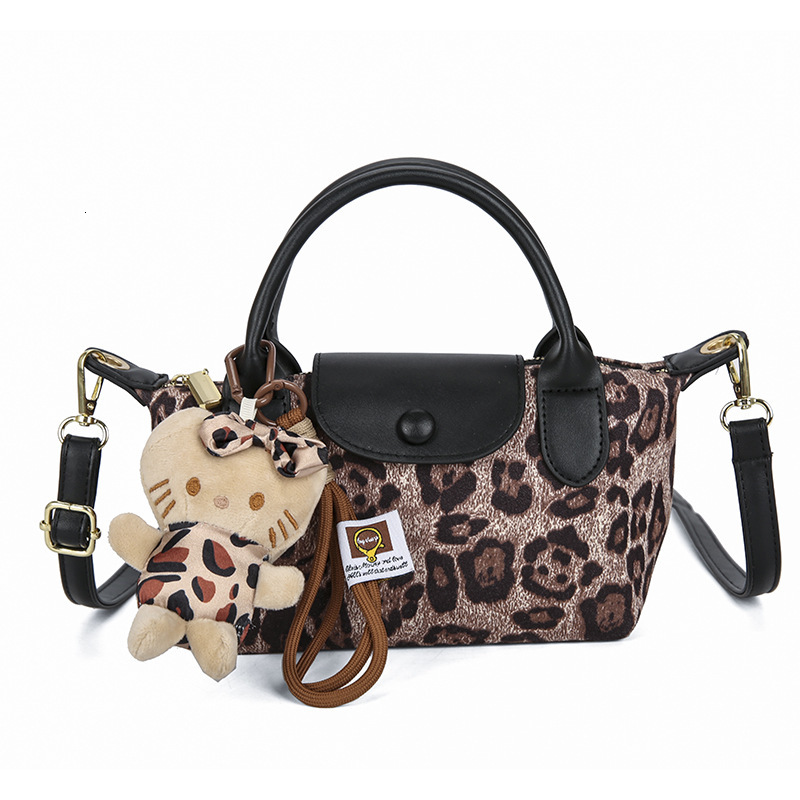 Designer Bag Luxury Bag Shoulder Handbag Wallet With High Shoulder Bag Aesthetic Value, Popular Item, Light Suede Leopard Print Handbag, Crossbody Bag