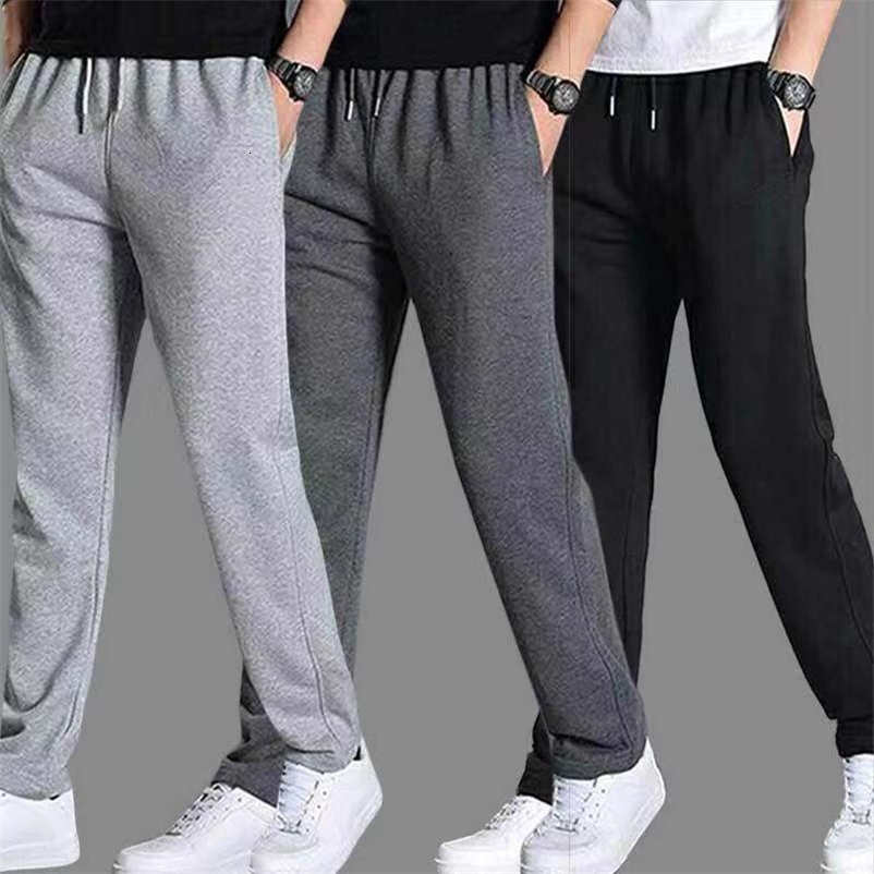 Men's Pants Spring Autumn Joggers Men Jogging Sweatpants Sportswear Knit Tracksuit Sports Pants Trousers Oversize Wide Leg Clothing 230504