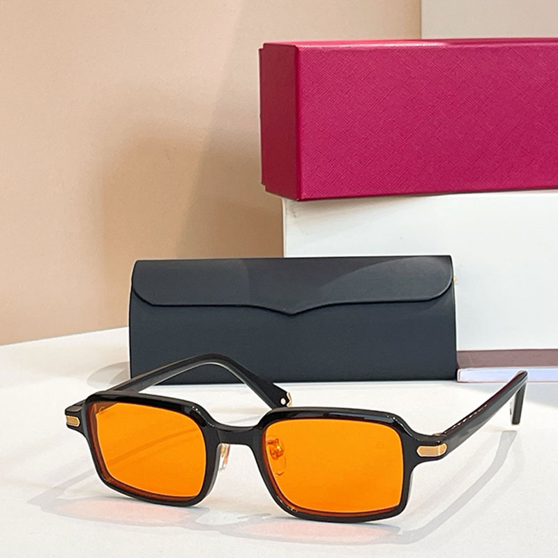 Men Classic Series Panthere de Sunglasses Women Designer Acetate Rectangular Small Frame Metal Details Mirror Legs Modern Fashion Casual Wear Sunglasses CT0539