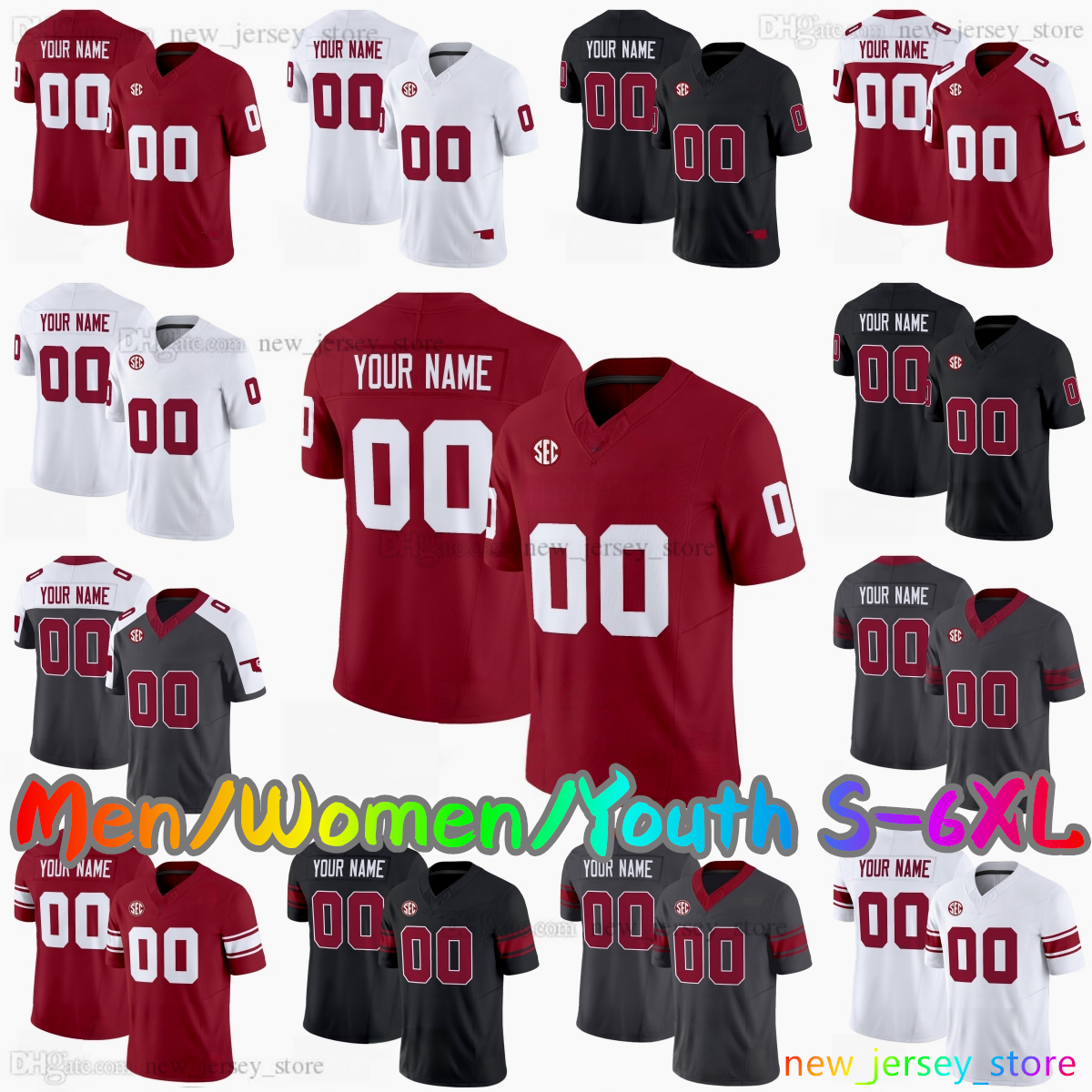 2025 Custom S-6XL College Football Jersey 10 John Mateer 12 Jaren Kanak 10 Kip Lewis 3 Michael Hawkins Jr. 6 Tory Blaylock Jovantae Barnes Gracen Halton Stitched Jerseys