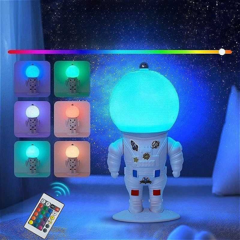 Table Lamp Astronaut Shaped Desktop Decorative Light Creative Night Light Night Stand Bedside Light Bedside Lamp Bedroom Decor C251115