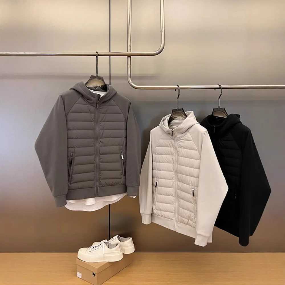 New Fashion Jacket Men Knit Baseball Collar Coat Autumn Winter Thin Warm Fleece Clothing Full Zip Sweater Cardigan JacketsXJ250924