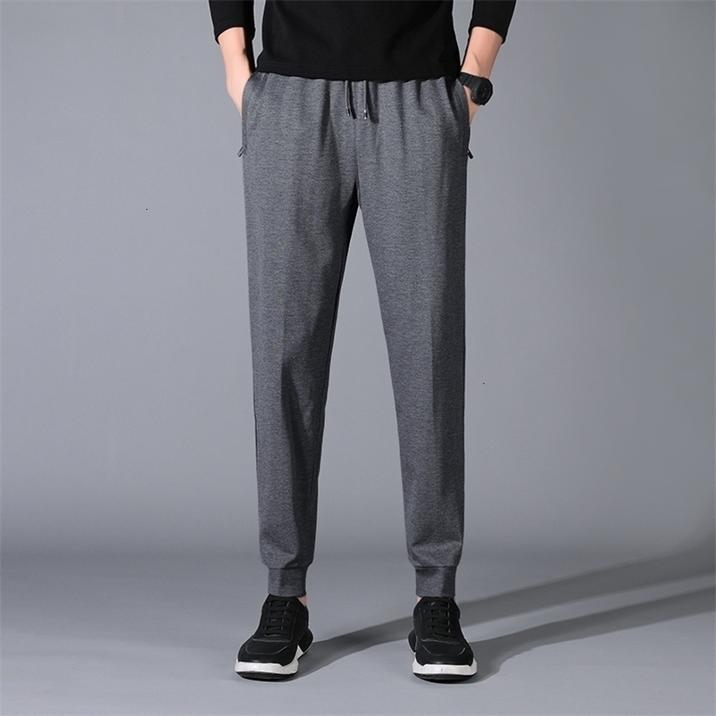 Men's Pants Korean Spring And Autumn Men'S Sweatpants Trend Fashion Leisure Pants Large M-8Xl140Kg Knitted Straight Tube Loose Trousers 2303