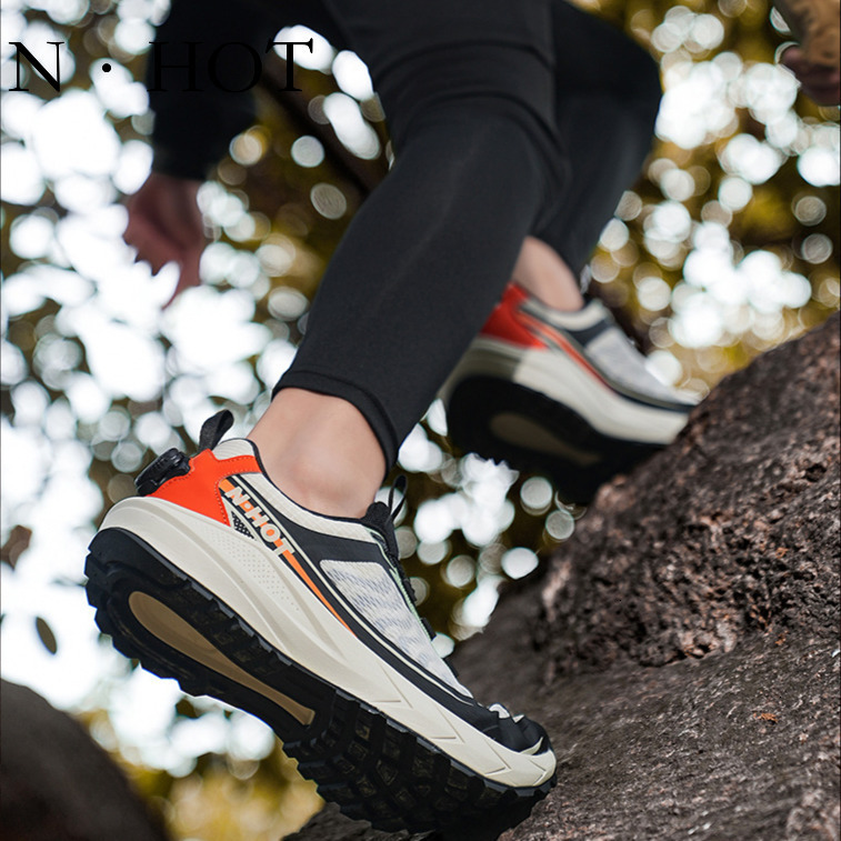 NHOT Designer Luxury Light Riding Hiking Shoes Shock-absorbing Anti Slip Stable Mountain Climbing Outdoor Off-road Sports Running Shoes Fashion Breath