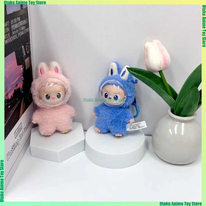 For Labubu 40 Transparent Face Mask 4pcs Labubu Pin for Love Face Shield Mini Plush Doll Accessories Keep Face Clean Y250924