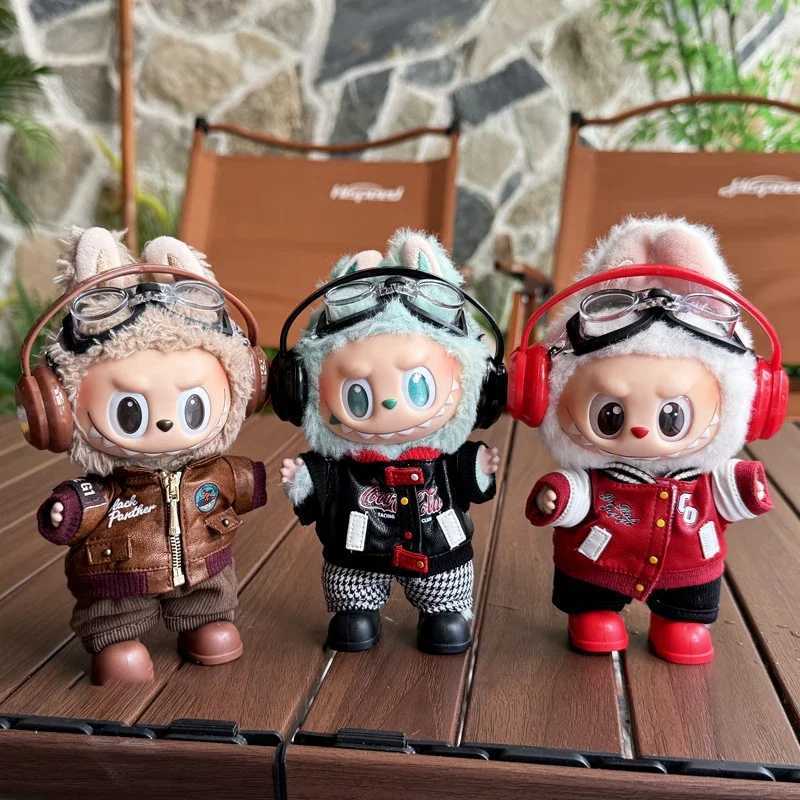 Retro Fly Jacket Fashion Doll Clothes for Labubu Doll Fashion Crossdressing Game Vinyl Doll Labubu Accessories Decora Girl Gift C250924