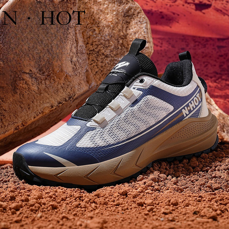 NHOT Designer Luxury Light Riding Hiking Shoes Shock-absorbing Anti Slip Stable Mountain Climbing Outdoor Off-road Sports Running Shoes Fashion Breath