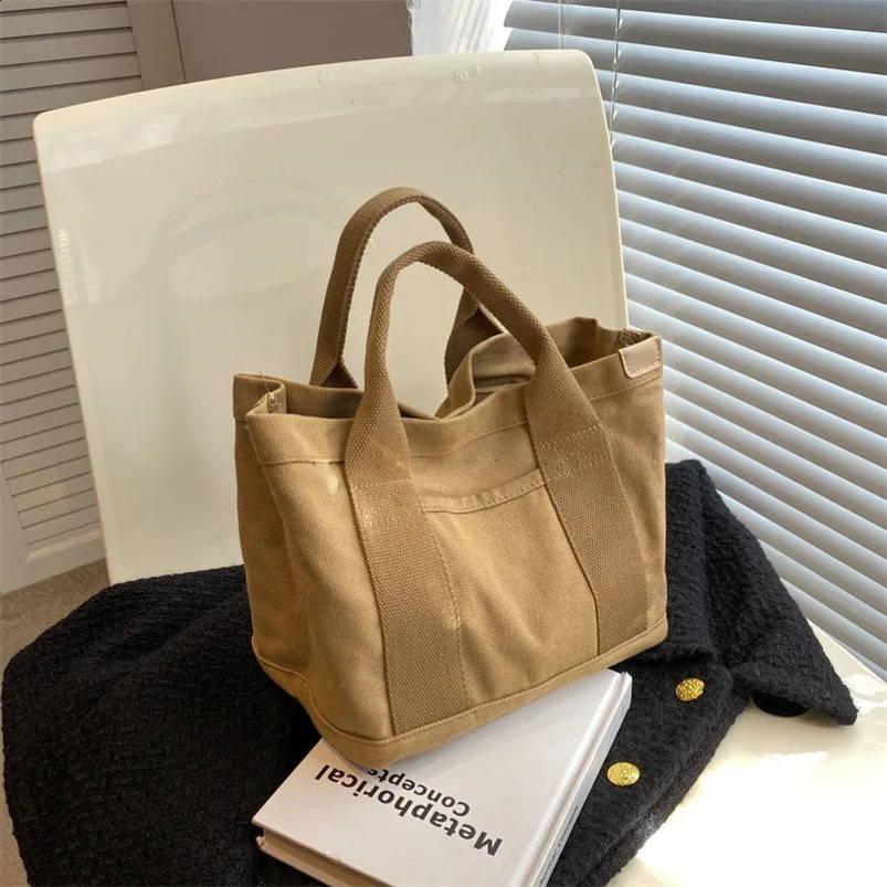 Women Summer Large Capacity Travel Canvas Crossbody BagsShoulder Bag 240730