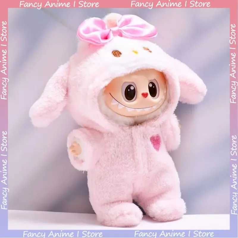 Cartoon Melody Labubu Doll Onesie Clothes for Labubu V1 V2 V3 DIY Girls Gift Cute Plush Dolls Clothing Outfit for Labubu Dolls C250924
