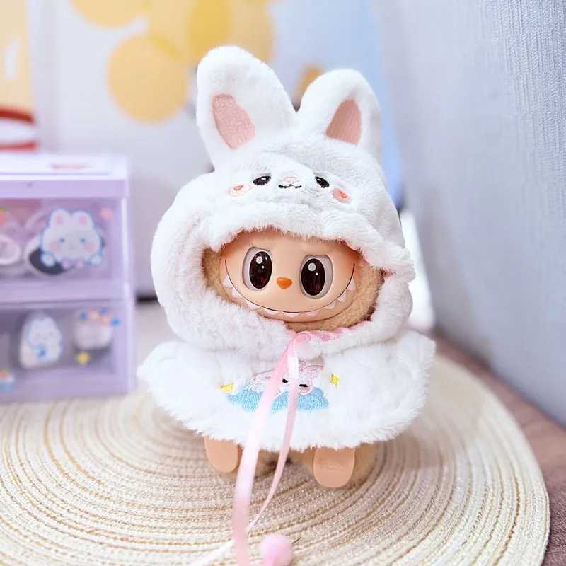 DIY Doll Clothes for 17cm Labubu Dolls Accessories Animal Patterns Shark Corgi Dog Cartoon Dress Up for Labubu Clothes Outfit C250924