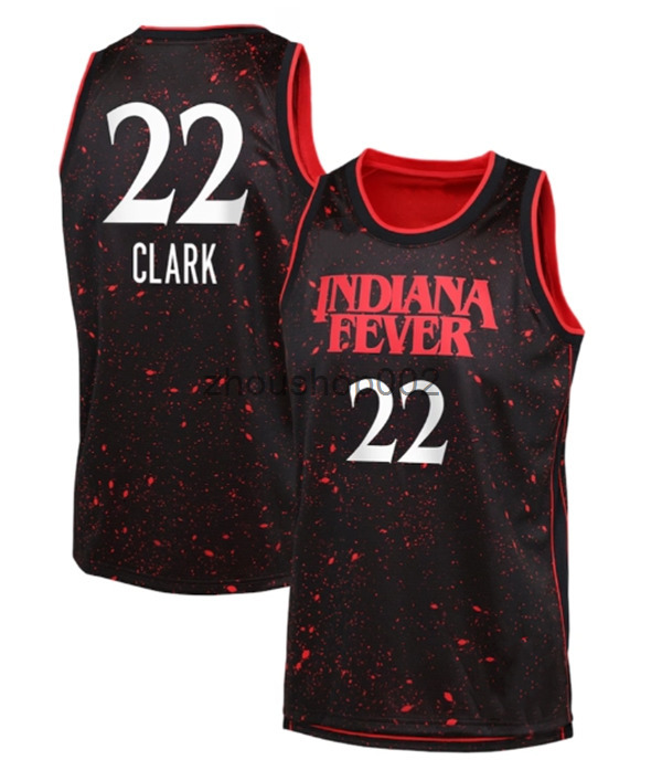 Custom Fever Basketball Jerseys Caitlin Clark Kelsey Mitchell Colson Cunningham Lexie Hull Natasha Howard DeWanna Bonner Stranger Things Victory Jerse