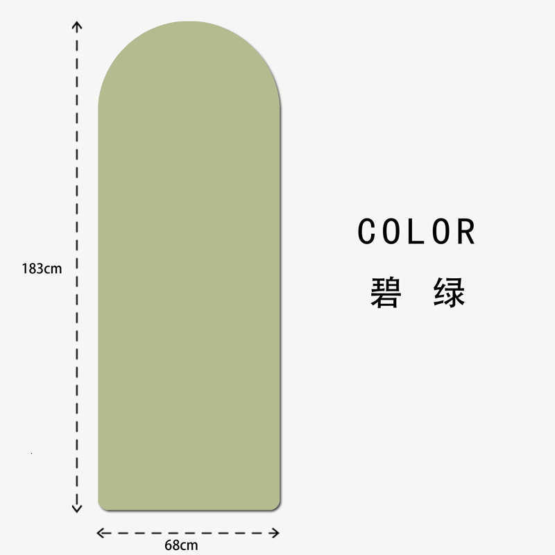 uth Custom Shape Oval Arched Curve Mat Yoga Mats New Capsule Two Ends Round Pu Yoga Mat Natural Rubber XJ250714