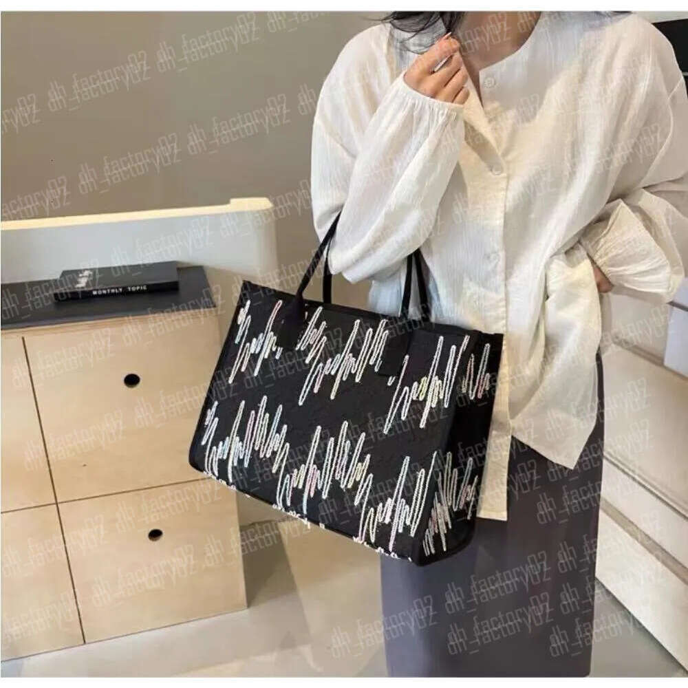 Designer women Totes Bag Top Original Embroidery BOOK Handbag Shopping Bags Women's Classic Handle Laptop Large Capacity bags dh_factory02