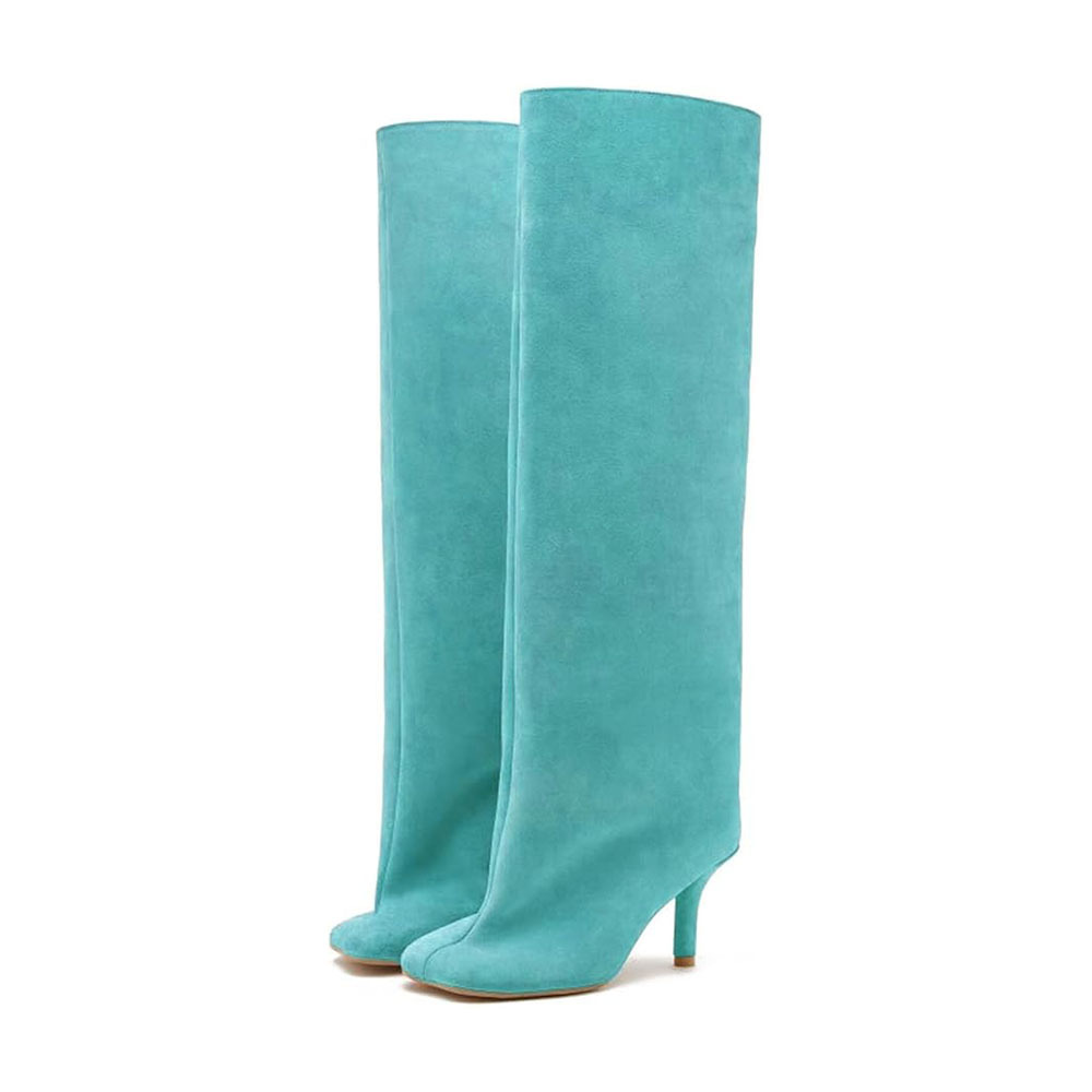 Chic Victorian-Inspired Ankle-to-Knee Length Footwear Ensemble Featuring Soft Luxe Leather