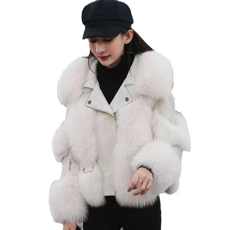 Retro solid faux fur collar suede womens short jacket fashion long sleeved womens cut jacket autumn and winter womens clothing 241128