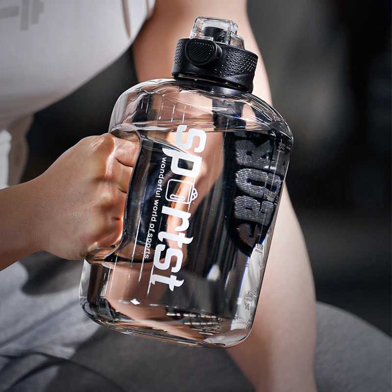 17L5L Outdoor Sport Water Bottle Pc Material Precise Scale Portable Water Cup Large Capacity Water Bottle Gym Fitness Bottle J250923