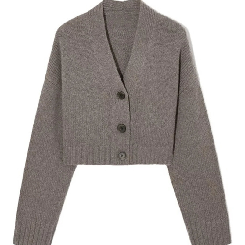 ZDV15 Cashmere Cardigan Womens Autumn Fashion Sweater 241128