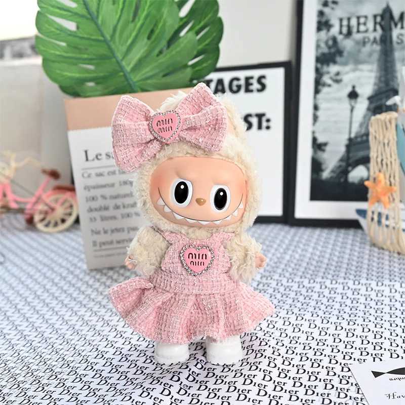 17cm Dolls Clothes For Labubu The Monster Outfit Accessories Clothing DIY Kids Gift Sweet Princess Highquality Dress V1 V2 V3 C250924