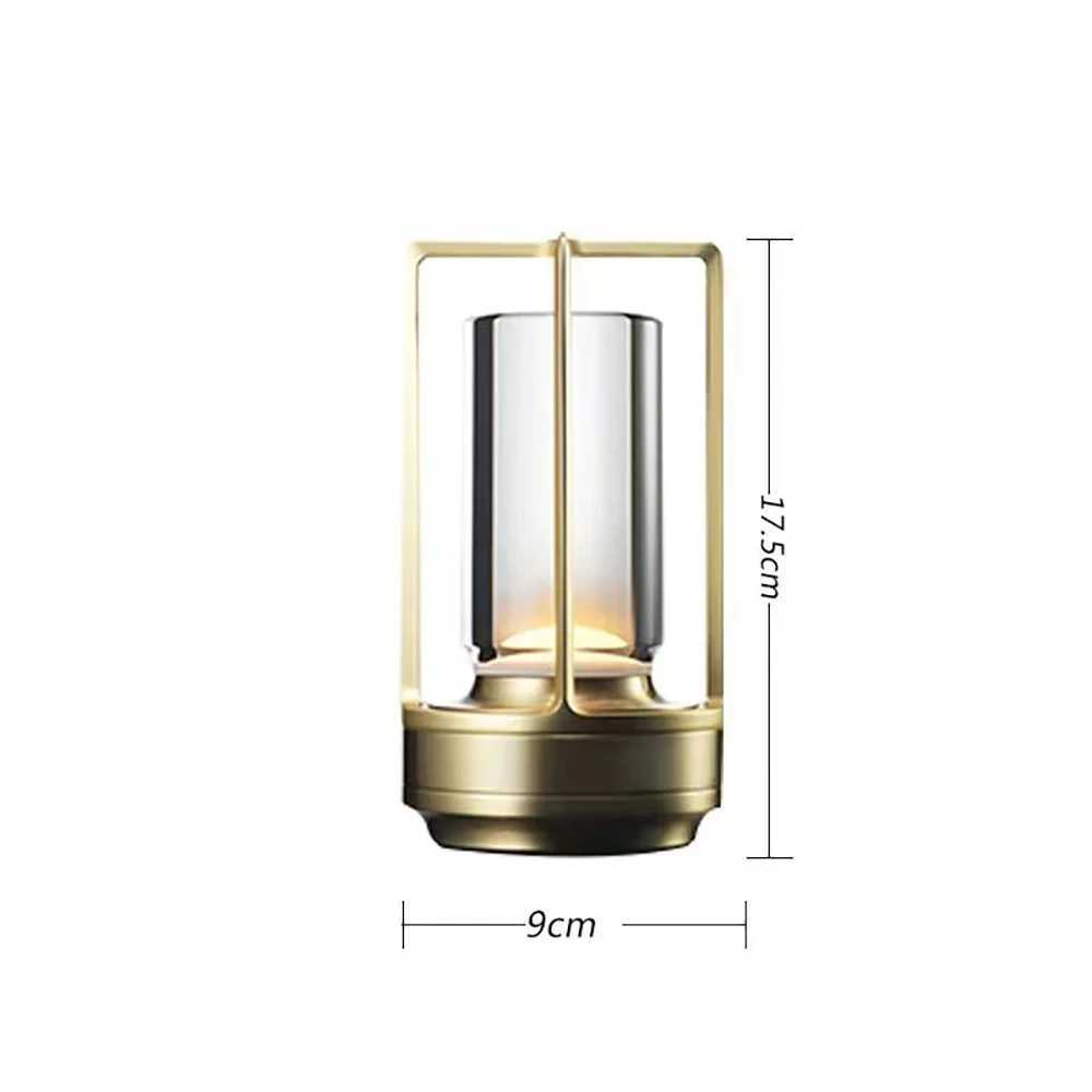 Rechargeable cross shaped table lamp plastic touch dimming night light dining room bedroom home outdoor decoration C251115