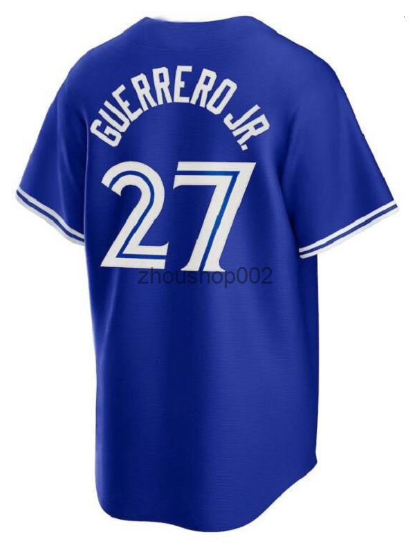 Custom 27 Vladimir Guerrero Jr Jersey 11 Bo Bichette Alejandro Kirk Alek Manoah George Springer Daniel Vogelbach Daulton Varsho Jerseys