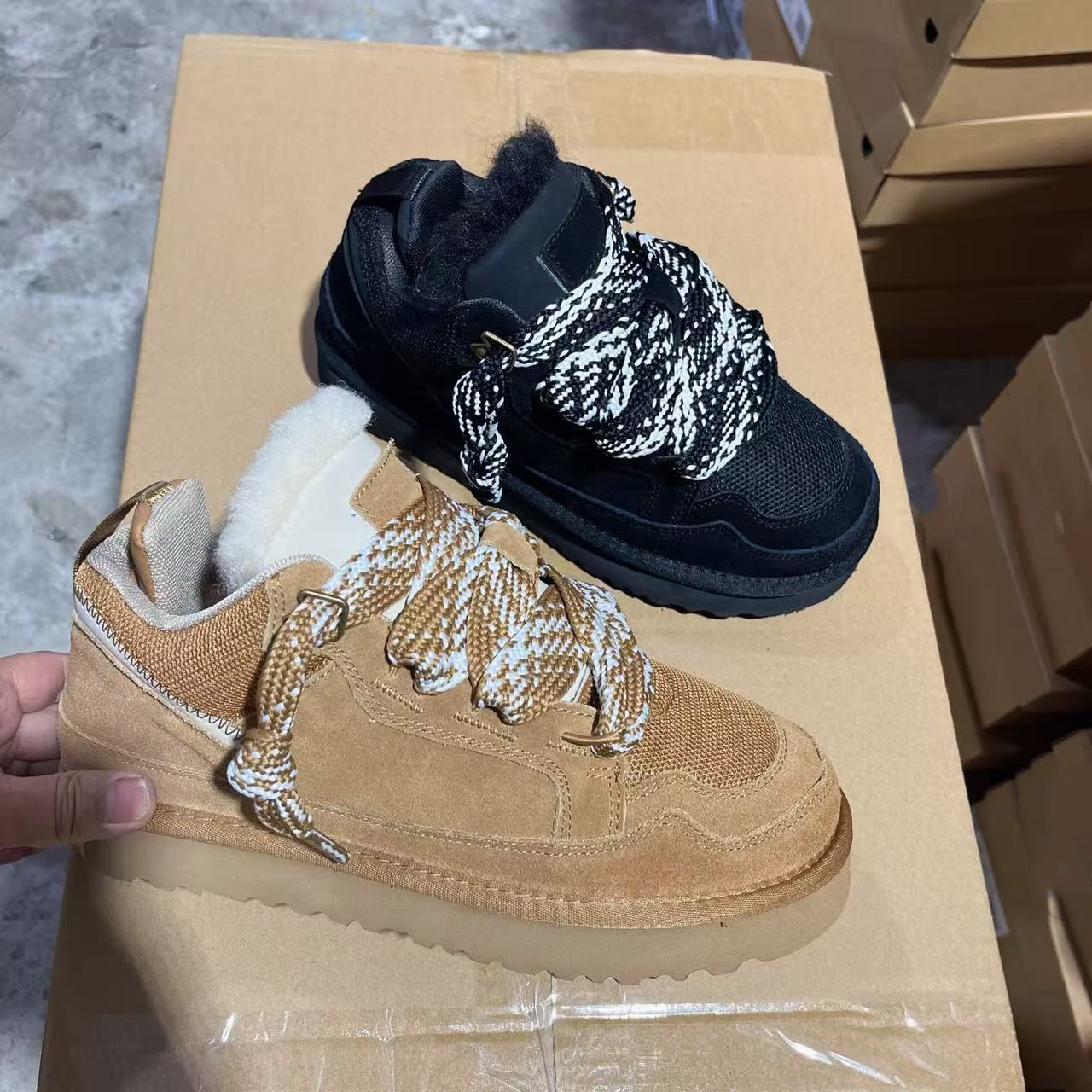 Designer Lowmel Sneakers Trainers Casual Shoes Boots Highmel Tasman Tazz Slippers Womens Baskets Sand Wool Sheepskin Winter Runner Fall Size 35-43