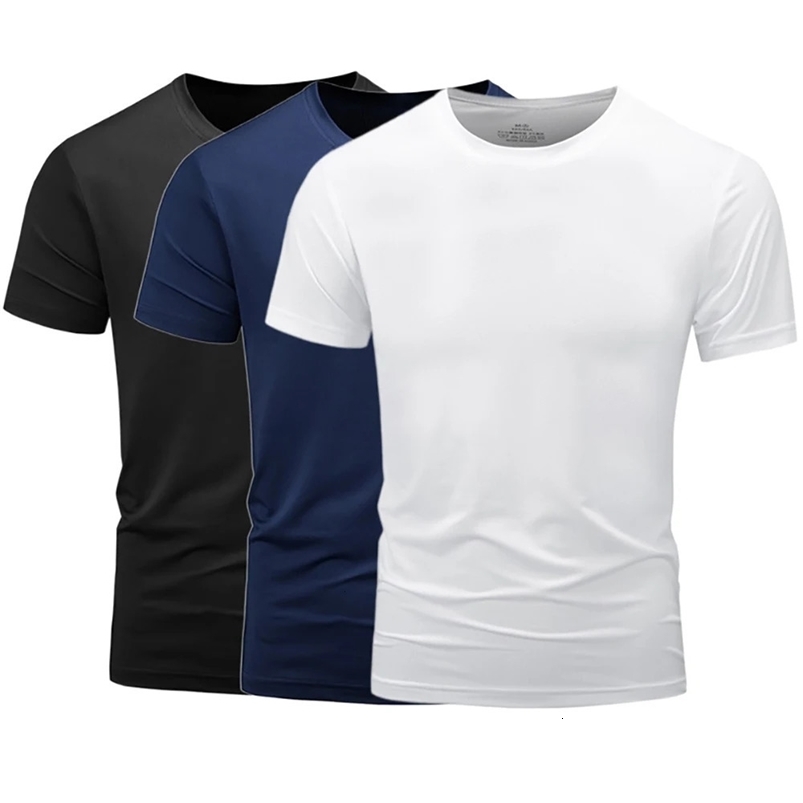Mens cotton T-shirt summer mens T-shirt loose oversized T-shirt casual breathable short sleeved clothing 250402