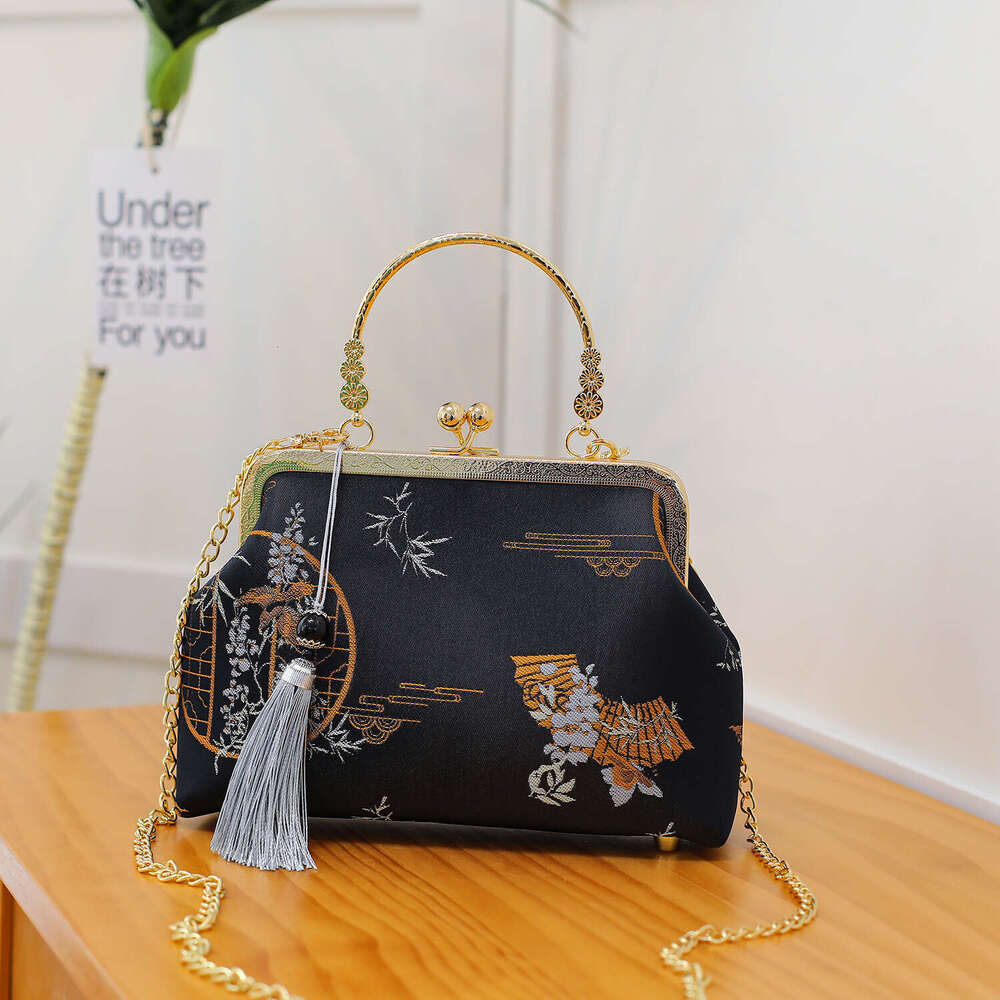 Chinese Style Cheongsam Clutch Evening Women's Shoulder Crossbody Live Streaming Bag