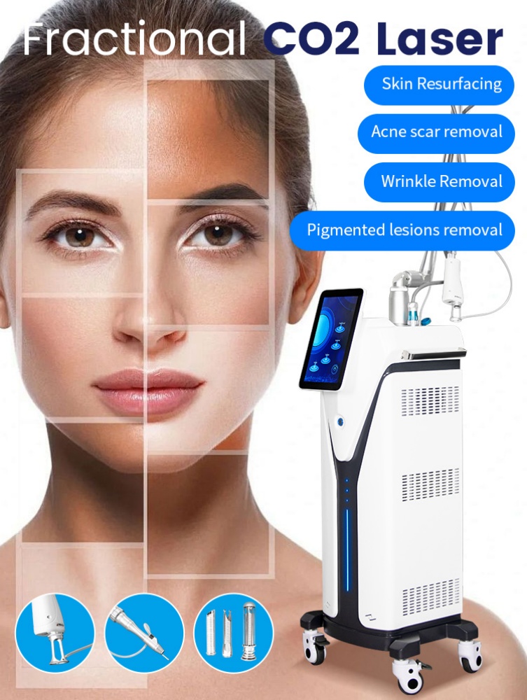Professional Co2 Fractional Laser Scar Removal Machine For Skin Rejuvenation Wrinkle And Pigment Remove Device