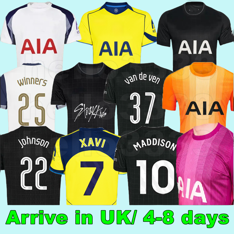 KOLO MUANI Dragusin 25 26 Fan version MADDISON SON WERNER Soccer Jerseys KULUSEVSKI 2025 VELIZ VAN DE VEN Football kits shirts Men kids goalkeeper pre match tops
